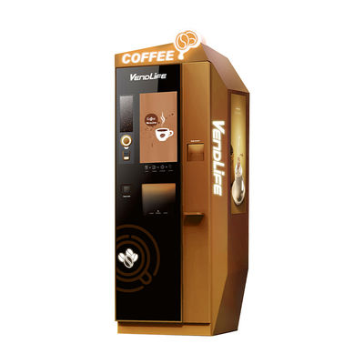 Máy bán hàng tự động kinh doanh cà phê 220V, Máy bán cà phê Espresso 60Hz